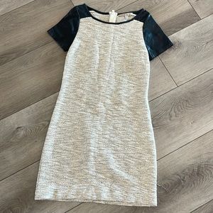 Banana Republic heritage collection dress - leather sleeves size 2